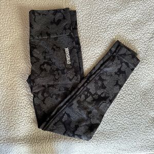 Gymshark black camo seamless leggings